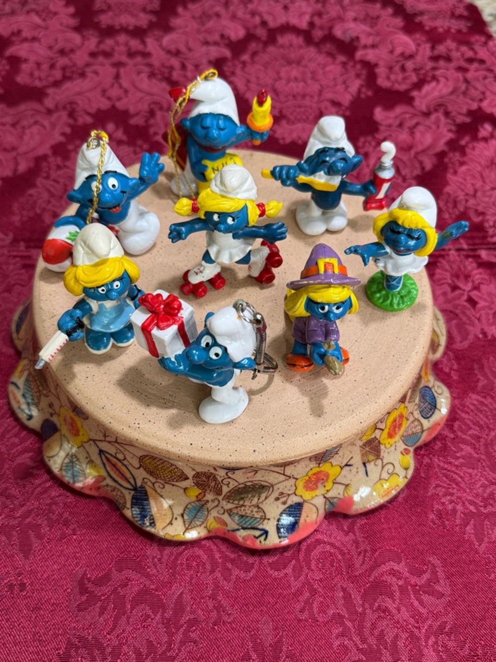 Set of Vintage Smurfs-Assorted Characters. Schleich and Peyo Smurfs.